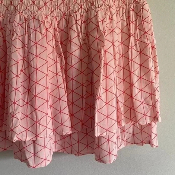 NWT BB Dakota Pink Ruffled Mini Skirt - Picture 5 of 8